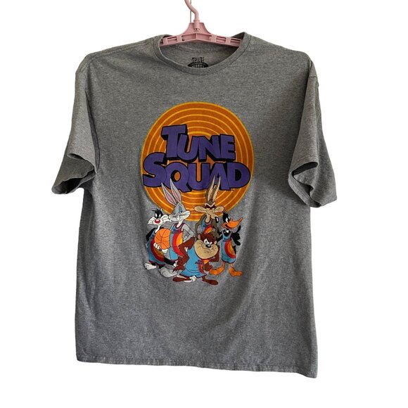 Space Jam Other - Space Jam Men's Gray Official Tune Squad Graphic T-Shirt SZ XL Short Sleeve